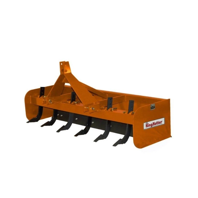 King Kutter 6' Professional Hinged Box Blade, Orange - H-BB-72-OK - Box Blades 3 King Kutter 6' Professional Hinged Box Blade, Orange - H-BB-72-OK - Box Blades