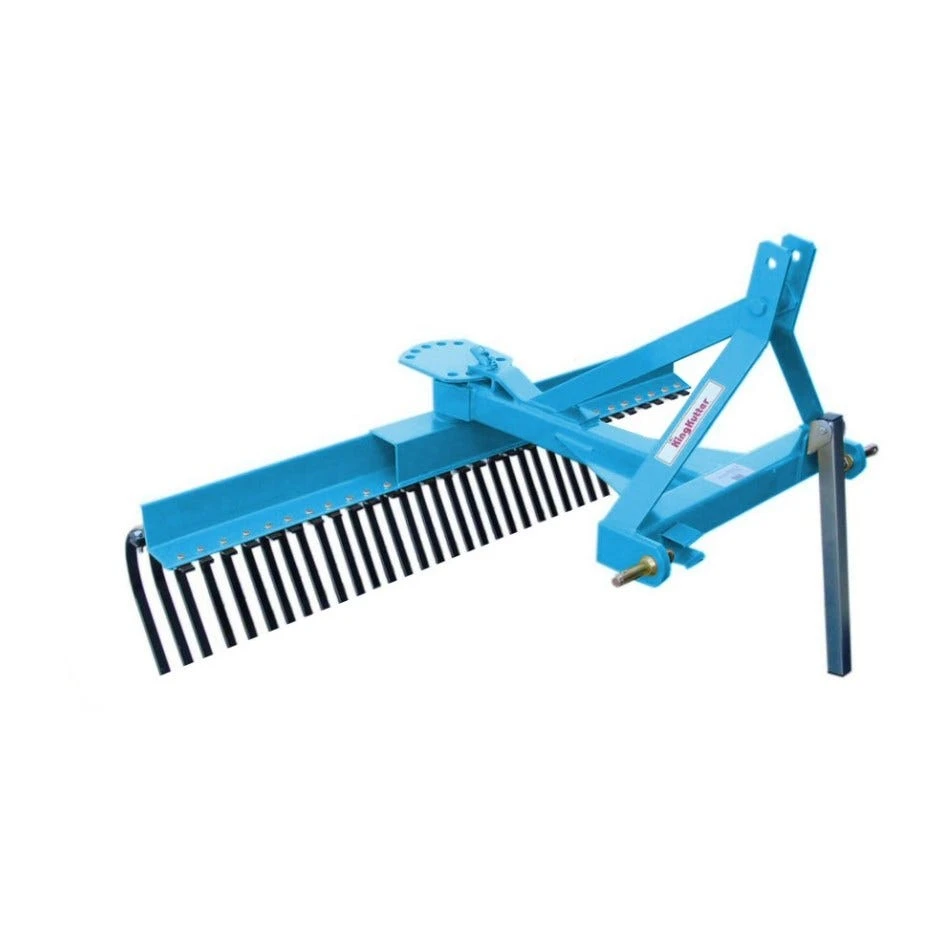 King Kutter XB 5' Yard Rake Square Tubing, Blue - TYR-60-BK - Rakes 3 King Kutter XB 5' Yard Rake Square Tubing, Blue - TYR-60-BK - Rakes