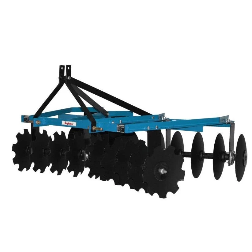 King Kutter 6 1/2' Angle Frame Disc Harrow, Blue - 16-20-G-SB-C-BK - Disc Blades 3 King Kutter 6 1/2' Angle Frame Disc Harrow, Blue - 16-20-G-SB-C-BK - Disc Blades