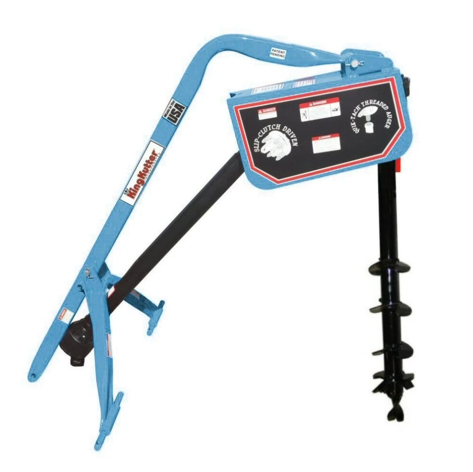 King Kutter 6" Post Hole Digger with Auger, Blue - PHD-06-SC-BK - Augers 3 King Kutter 6" Post Hole Digger with Auger, Blue - PHD-06-SC-BK - Augers