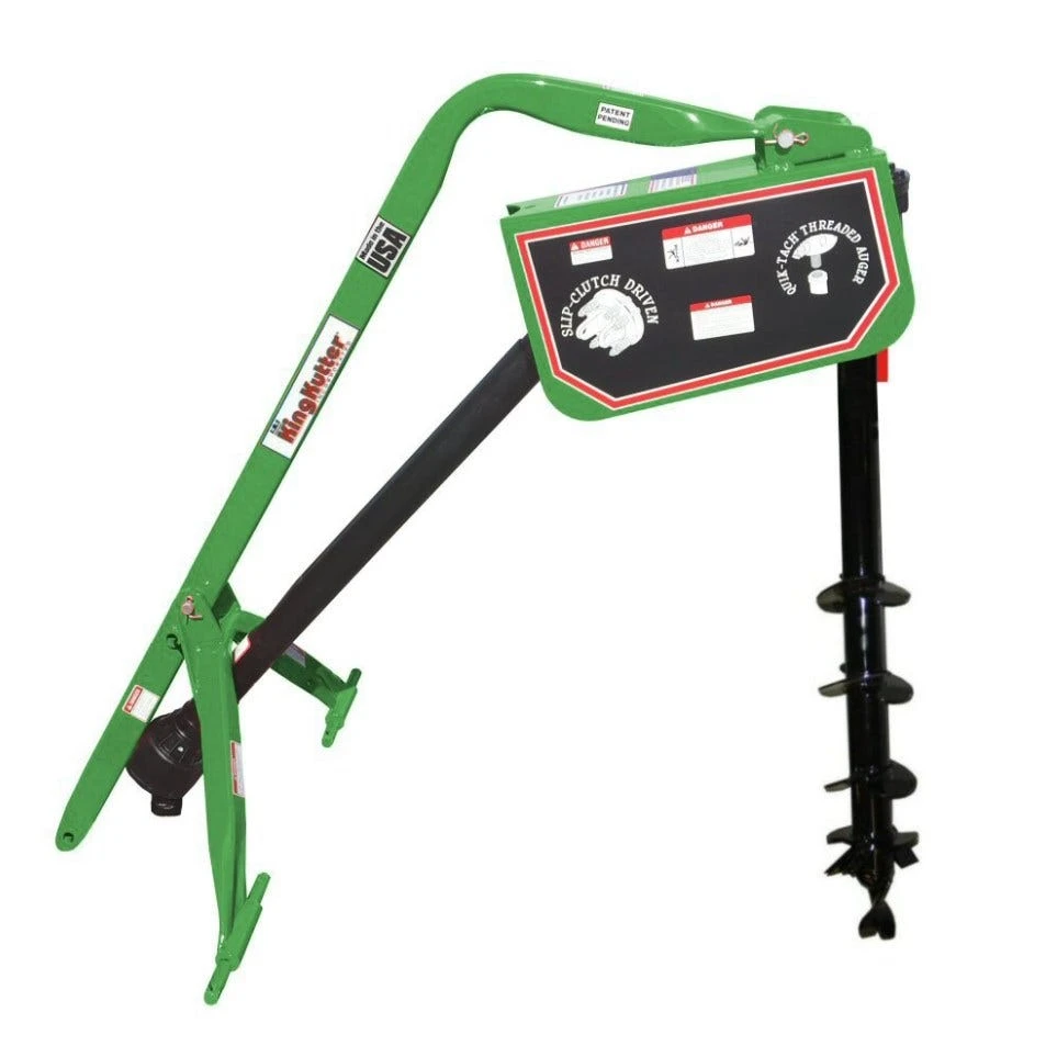 King Kutter 6" Post Hole Digger with Auger, Green - PHD-06-SC-JK - Disc Blades 3 King Kutter 6" Post Hole Digger with Auger, Green - PHD-06-SC-JK - Disc Blades