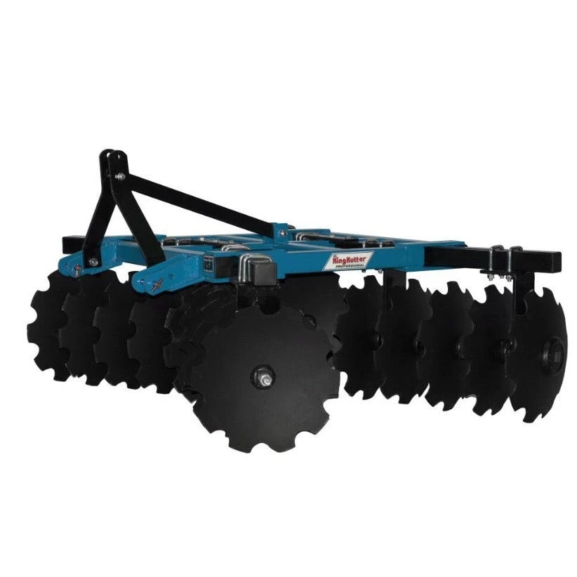 King Kutter 6.5' Professional Box Frame Disc Harrow, Blue - 20-20-G-NBF-BP - Disc Blades 3 King Kutter 6.5' Professional Box Frame Disc Harrow, Blue - 20-20-G-NBF-BP - Disc Blades