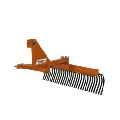 King Kutter 5' Professional Landscape Rake, Orange - YR-G-60-OP - Accessories
