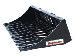 King Kutter 75" Skid Steer Rock Bucket - SS-RK-BU-75-ZK - Buckets