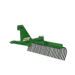 King Kutter 5' Professional Landscape Rake, Green - YR-G-60-JP Green - Rakes