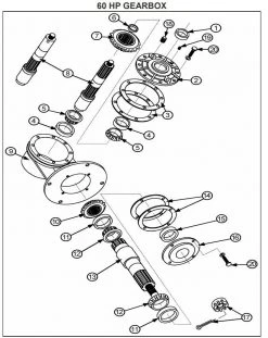 King Kutter Slick Gear Box for 5 Foot and 6 Foot 60 HP Rotary Kutters 184060 - Farm Implements & 3 Point Equipment -KING KUTTER Sales dbe7d5b0bcebbd8eabe11900a0bc1e621799224b king kutter gearbox 184060 184065