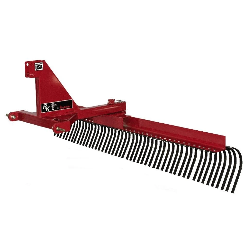 King Kutter 8' Professional Landscape Rake, Red - YR-G-96-RR - Rakes 3 King Kutter 8' Professional Landscape Rake, Red - YR-G-96-RR - Rakes