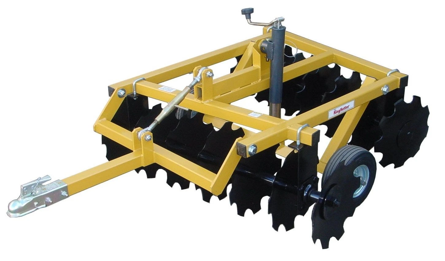 King Kutter 4' ATV Compact Disc Notched Blades, Yellow - 14-14-CD - Disc Blades 3 King Kutter 4' ATV Compact Disc Notched Blades, Yellow - 14-14-CD - Disc Blades