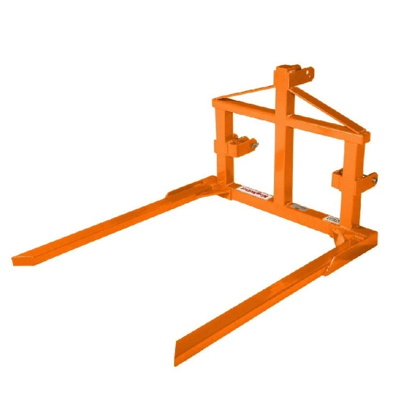 King Kutter 3 Point Bale Forks, Orange - E-511-OK - Parts & Repair 3 King Kutter 3 Point Bale Forks, Orange - E-511-OK - Parts & Repair