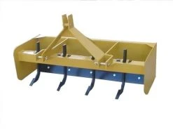 King Kutter 8' Professional Box Blade with 7 Shanks, Yellow - BB-G-96 - Box Blades